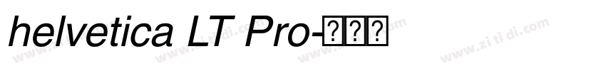 helvetica LT Pro字体转换